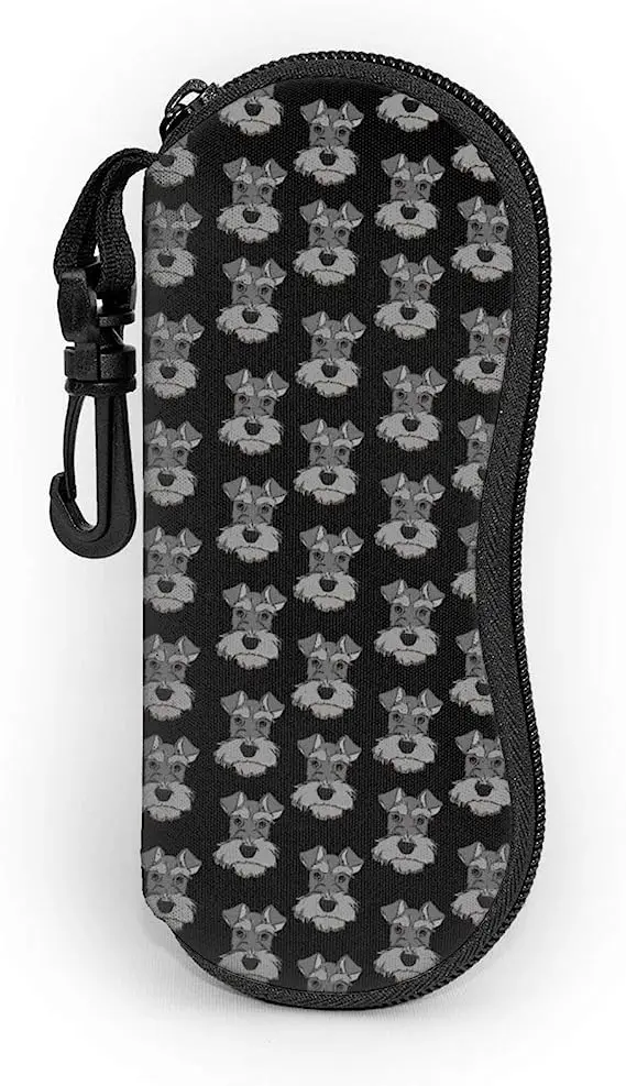 Стильный Очаровательный мини-шнаузер фотообои портативный мягкий Чехол для