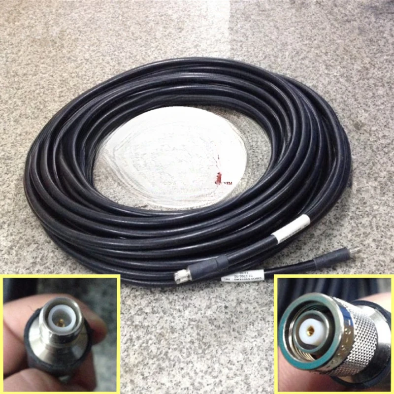 

Low loss feeder AIR-CAB100ULL-R TNC interface of 45m antenna extension line.