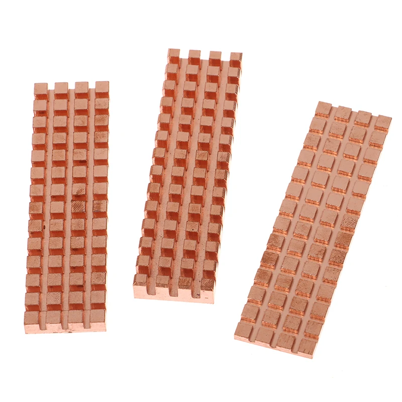 Медный радиатор для компьютера M.2 2280 PCI-E NVME