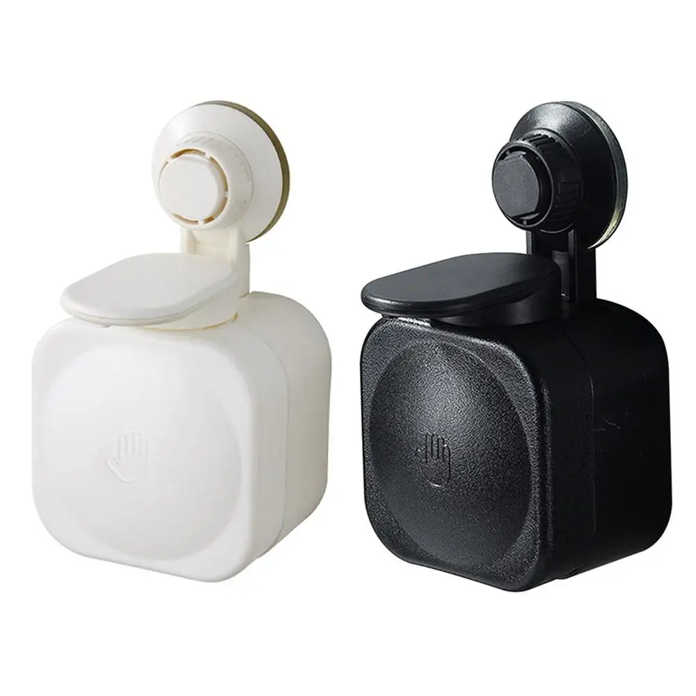 

No Drilling Suction Cup Liquid Soap Dispenser Hand Back Press Bottle For Bathroom Organizer Foam Liquid Soap Box Для Кухни