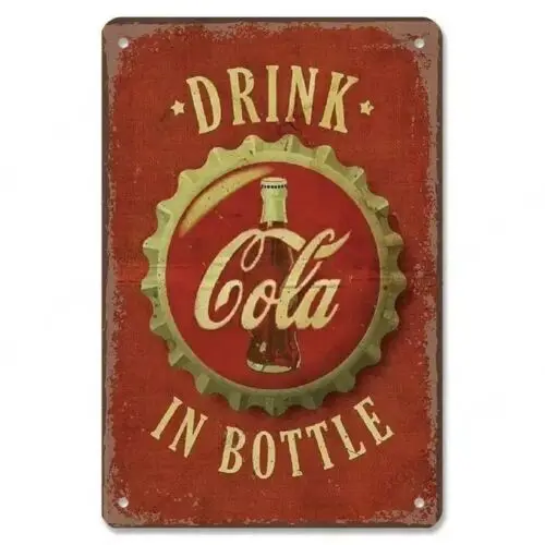 

М1 Ретро Кола Металлическая вывеска