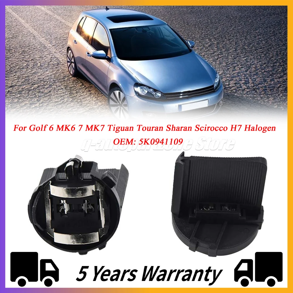 5K0941109 для Golf 6 MK6 7 MK7 Tiguan Touran Sharan Scirocco H7 галогенный кронштейн лампы 2 шт. адаптер фары