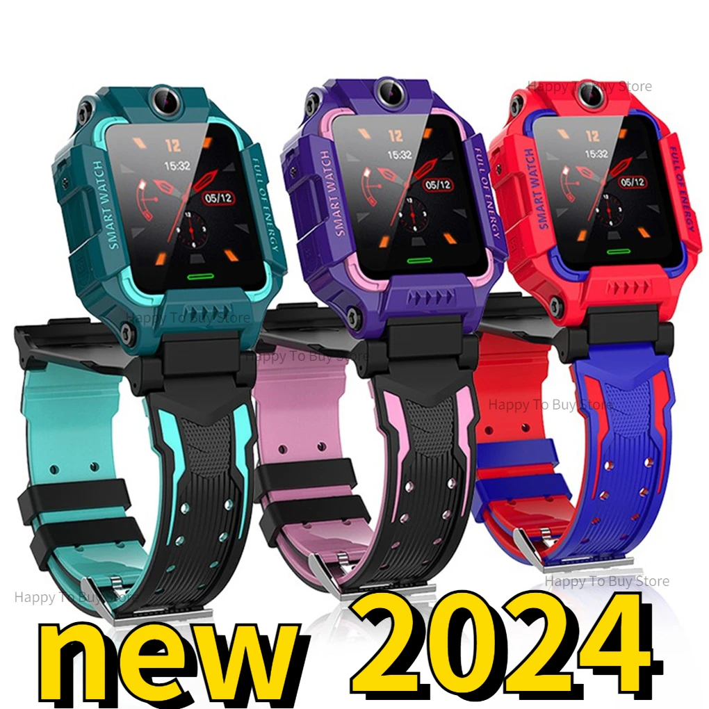 

2023 new Q19 Children girl boys Watch Kids Smart Bracelet LBS Positioning Lacation SOS Camera Phone Voice Chat Smartwatch Purple