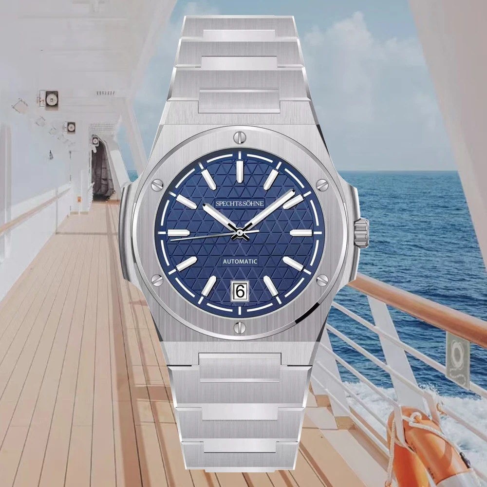 Specht &amp Söhne новый уникальный дизайн 37 мм часы для мужчин NH35 автоматические
