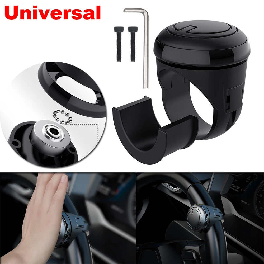 

360 ° Universal Auto Auto Lenkrad Spinner Griff Knob Booster Power Griff Ball Energy-saving Gerät Handgelenk-stärkungsmittel-bal