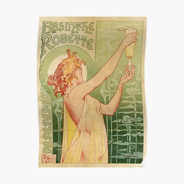 Абсент Робета Винтаж Алкоголь Искусство Adv Плакат Украшение Забавный Домашняя