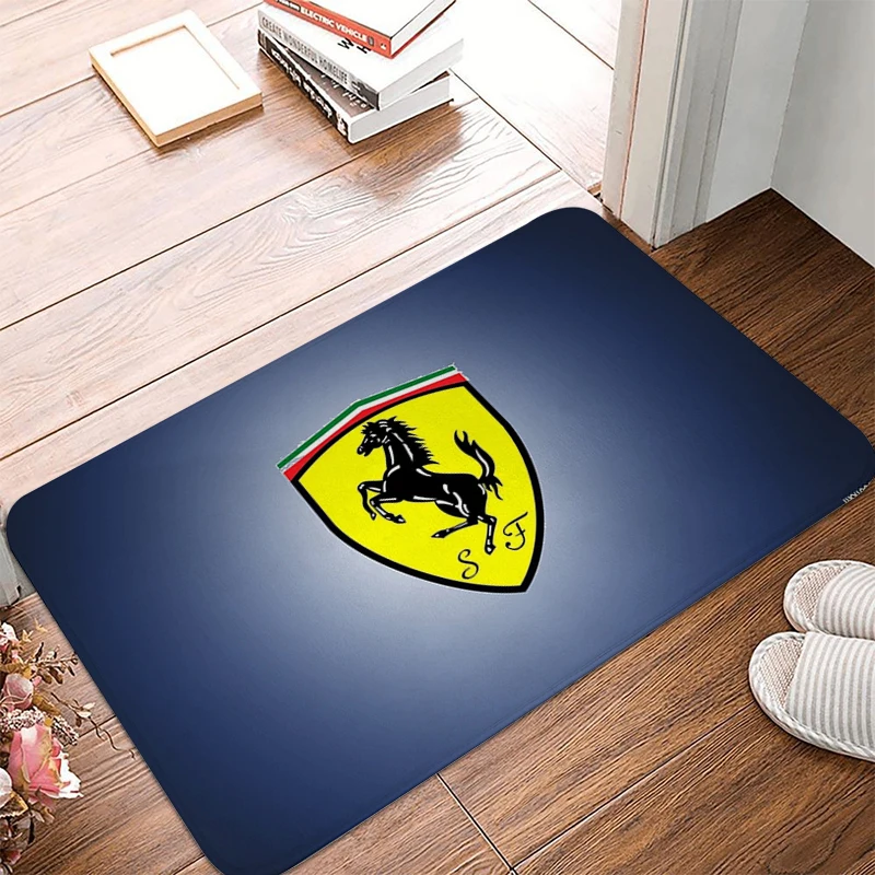 

Ferrari Doormat Entrance Door Anti Slip Mat Bedrooom Carpet Living Room Rugs Kitchen Decoration Balcony Decorations Doormats