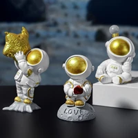 car ornaments home decoration wall hanging figurine spaceman sculpture cosmonaut statues resin astronaut figure statue