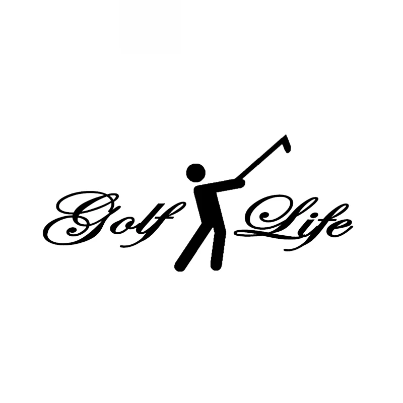 Putter Sticker High Quality Car Window Decoration Personality Pvc Waterproof Decal Black/white, 14cm*6cm