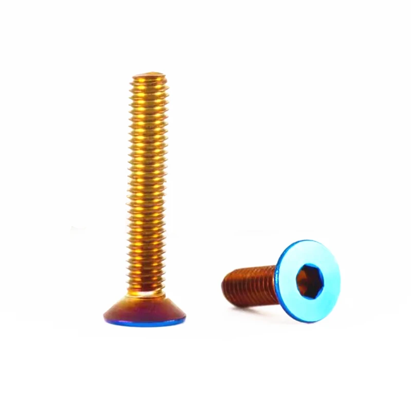 2-10 шт. винты DIN7991 из нержавеющей стали с шестигранной головкой и титановым