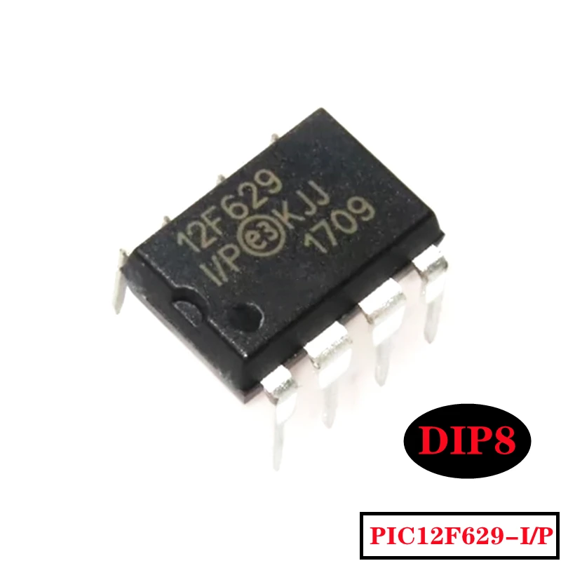 

1PCS New original PIC12F629-I/P 8-bit microcontroller MCU plug-in DIP8 microcontroller chip