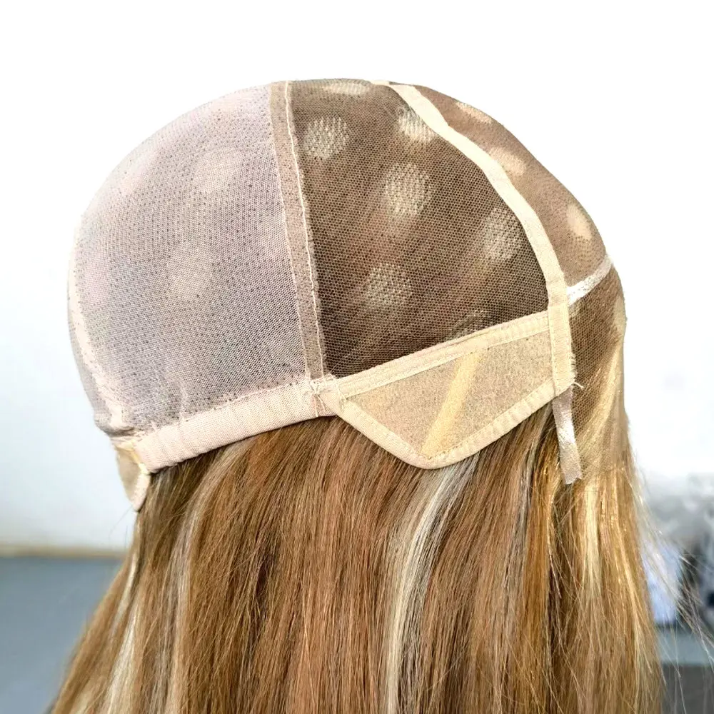 

Hstonir Custom Order Mono Lace Full Head Wig Indian Remy Hair G044