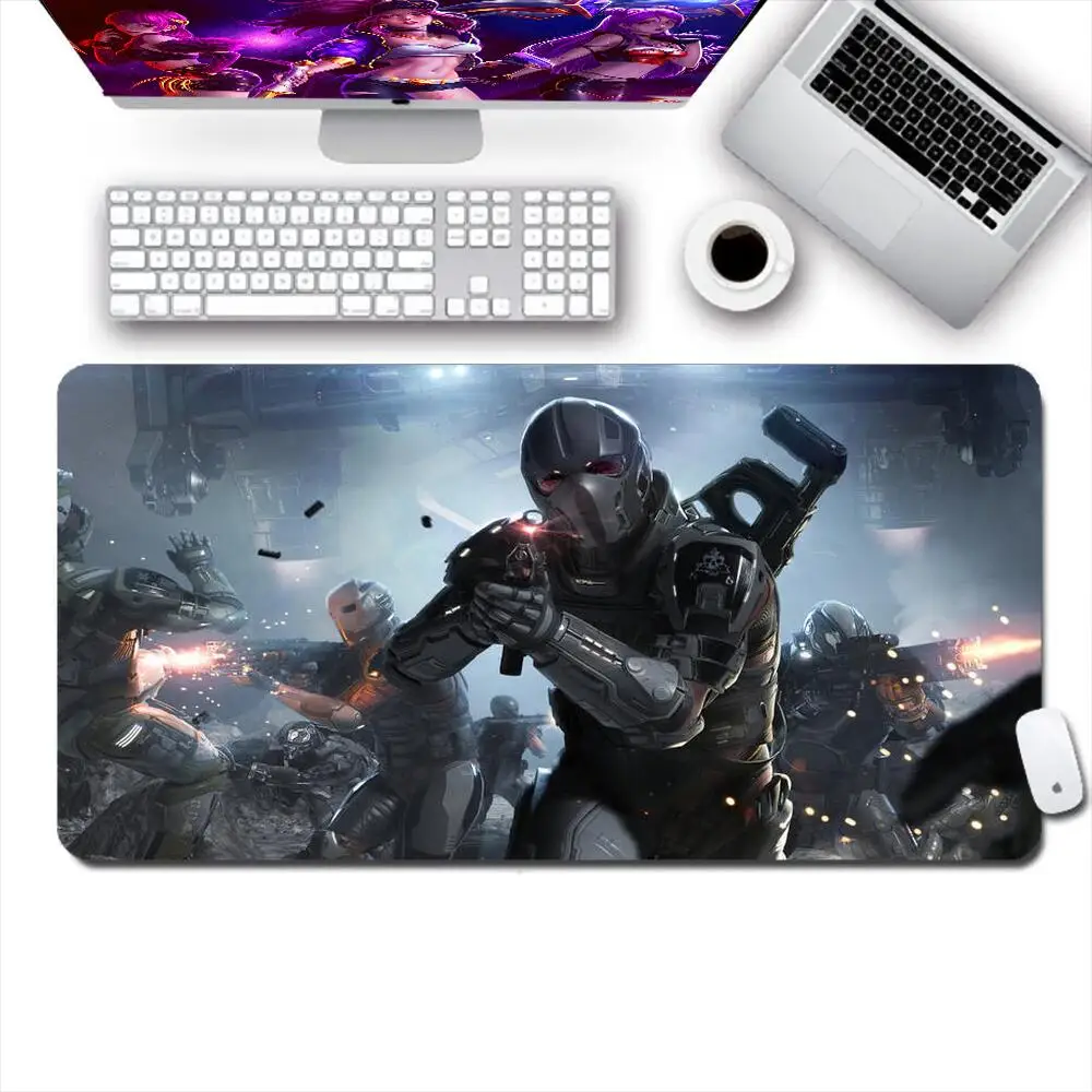 

Star Citizen Anime Cool Mouse Pad Computer Speed Type Carpet Mat for E-sports Players Laptop Keyboard Mousepad Office Desk Mat