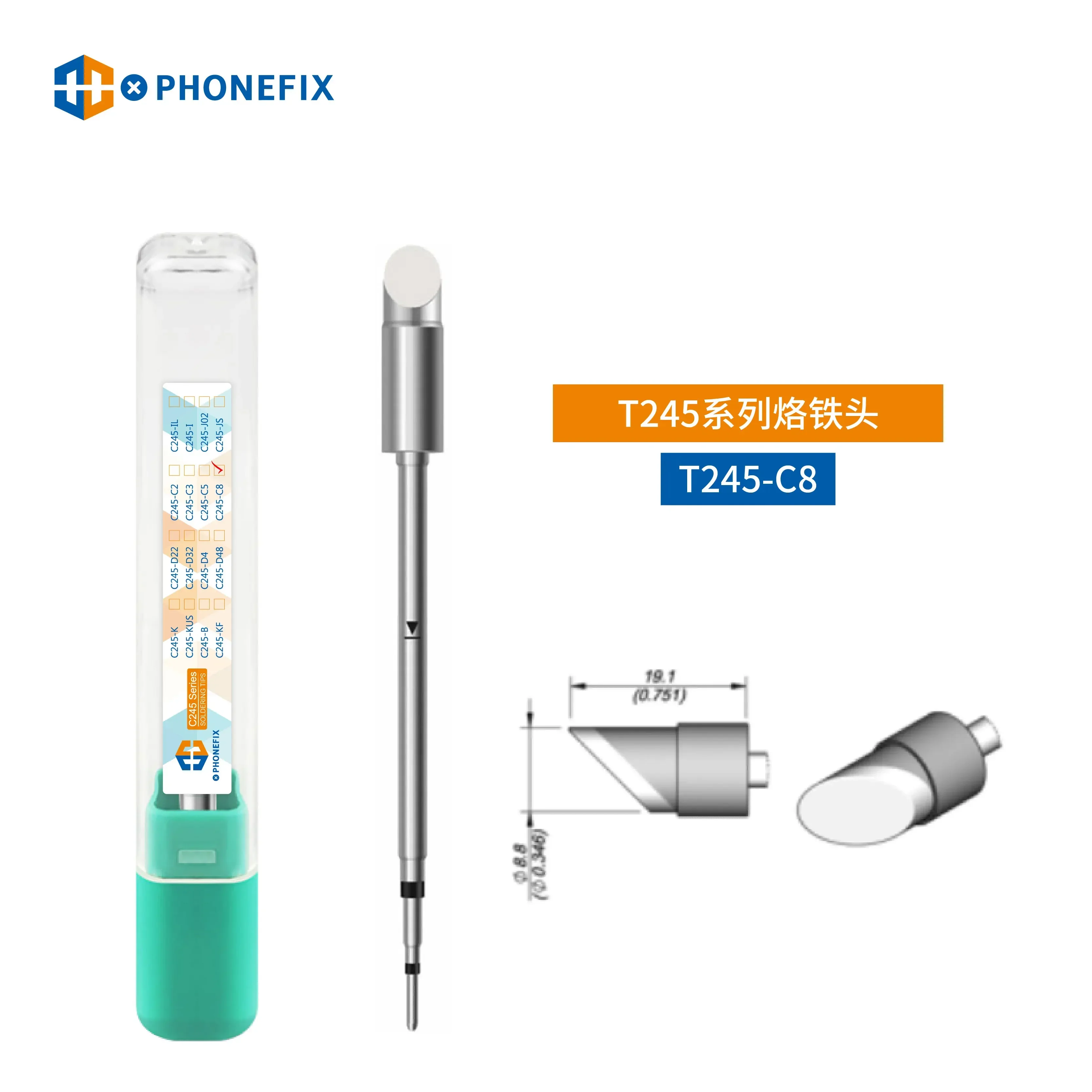 

PHONEFIX Жало для паяльника C245 C470 Series