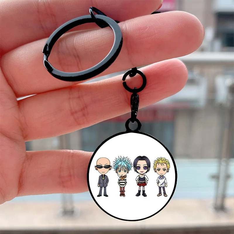 

Fashion blackstones NANA Cool Key Tag Motorcycles Cars Backpack Chaveiro Custom Keychain For Friends Key Ring Gifts Accessories