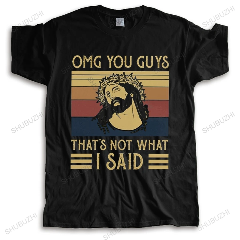 Мужская футболка You Guys That's Not What I Said хлопковая с изображением бога