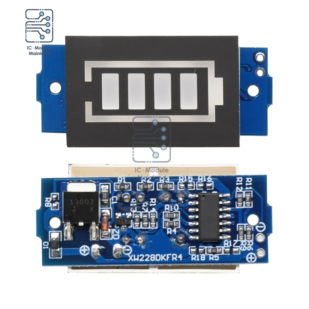 1S/2S/3S/4S/6S/7S Li-Löwe 18650 Lithium-Batterie-Kapazitäts-Anzeige Modul Blue Display Elektro Fahrzeug Batterie Power Tester