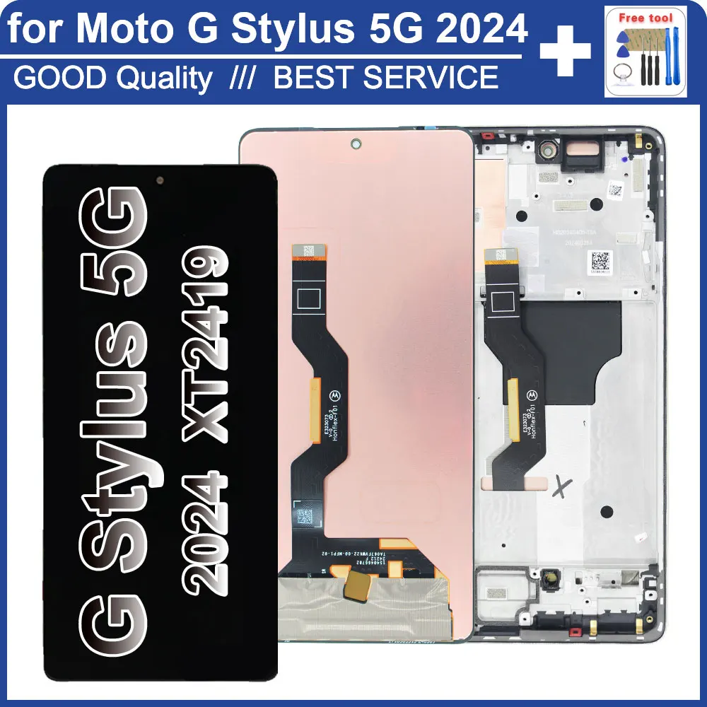 6 7 ''для Motorola Moto G Stylus 5G 2024 XT2419 ЖК-дисплей дигитайзер сенсорного экрана замена