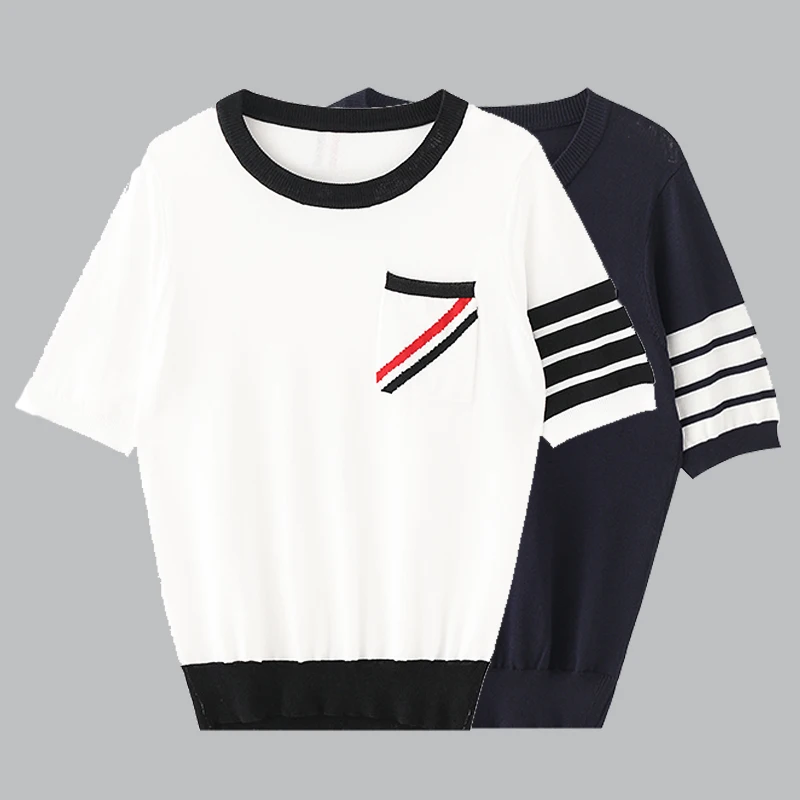 

Одежда Y2k, корейские модные топы, футболки, летняя женская одежда с графическим рисунком, кавайная одежда для женщин, вязаная одежда в стиле Харадзюку с короткими рукавами, 2023