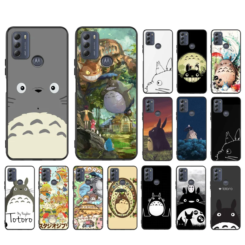 

Cute Totoro Phone Case for Motorola Moto G7 Play G8 G9 Play G7 G8 Power G8 Plus G30 G100 G60 G20 G50