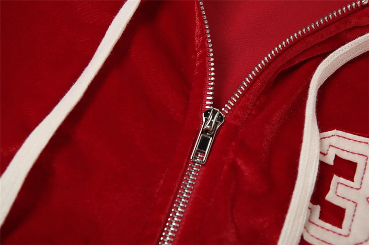 2024 осень-зима полосатый лоскутный бархатный комплект из 2 предметов женские