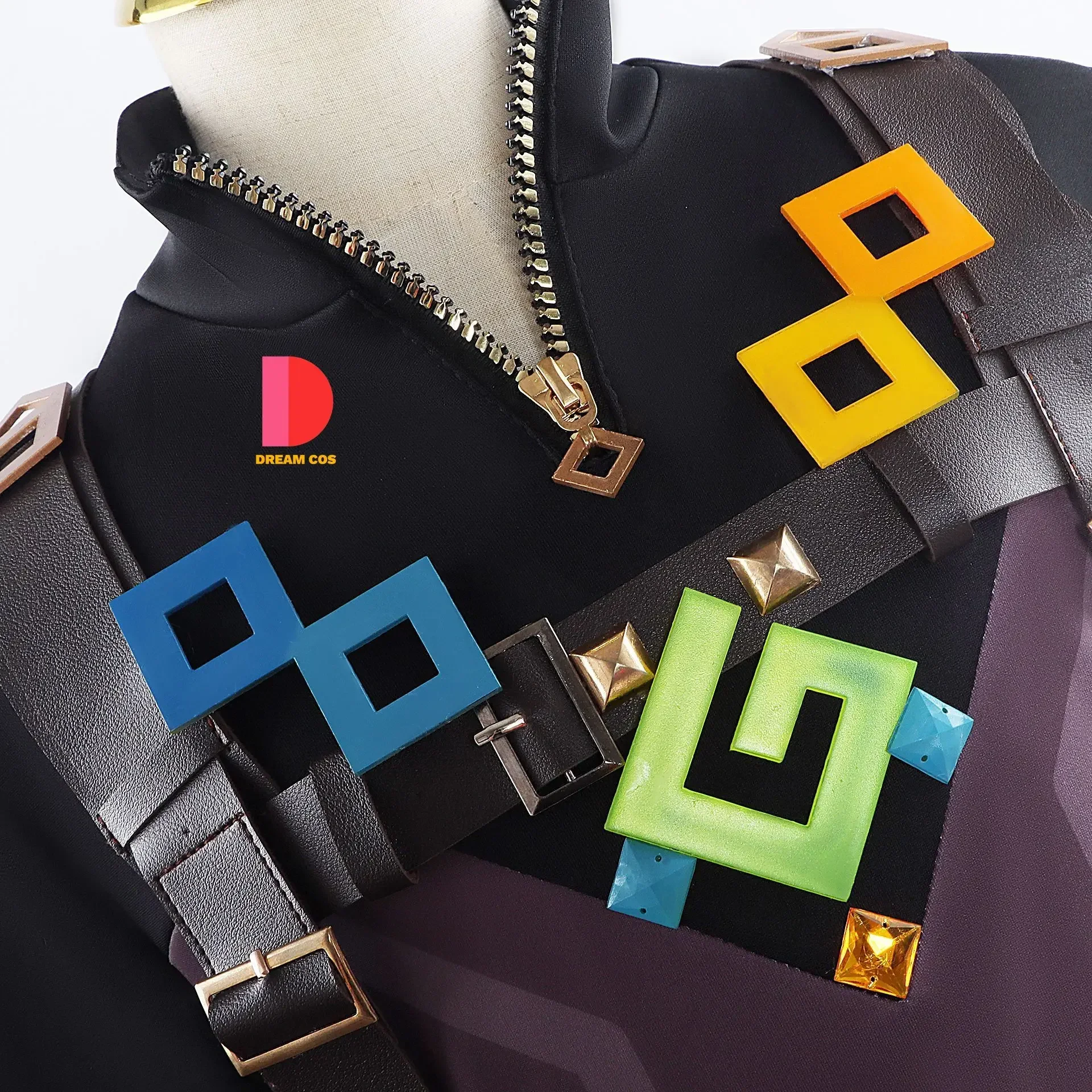 Genshin Impact Kinich парик косплей костюм пожарная охота униформа серьги Huitztlan Natlan