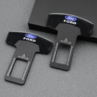 12pcs car metal safety buckle clip seat belt plug alarm canceler stopper for ford focus 2 3 4 5 mk2 mk3 mk4 mk5 ranger fiesta
