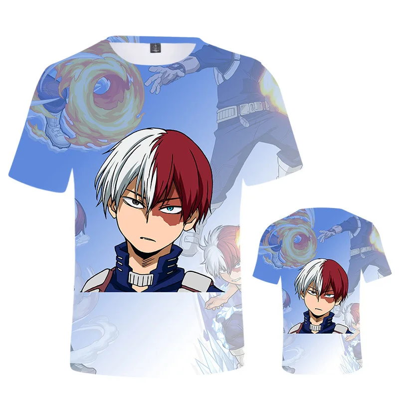 

Anime T-shirts My Hero Academia 3D Print Children's Clothing Kid T Shirt Fashion Casual Round Neck T-shirt Boy Girl Tops