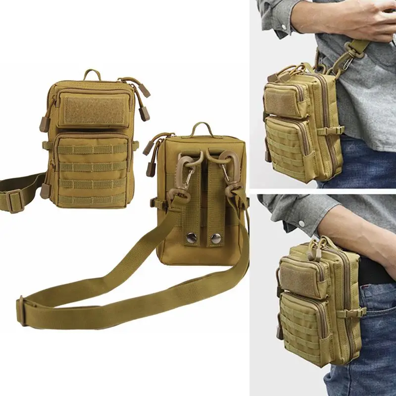 

Tactical Pouch Holster Military Molle Hip Waist EDC Bag Wallet Purse Phone Case Camping Hiking Bags Hunting Pack Chest Bags