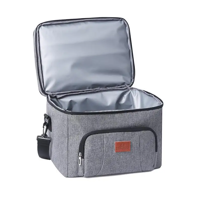

Insulated Lunch Cooler Bag Leakproof 32 Can Collapsible Cooler Bag Insulated Portable Soft Beverage-Tote With Bottle Opener For
