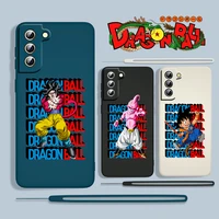 anime boy dragon ball for samsung galaxy s22 s21 s20 s10 note 20 10 ultra plus pro fe lite liquid rope phone case capa cover