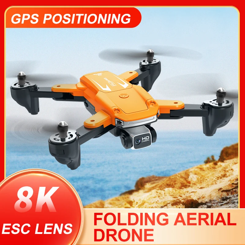 Enlarge A7 Gps Folding Drone 4K Professional 5G Follow Aerial Photography Drone Optical Flow Esc Dual Camera 8K Quadcopter
