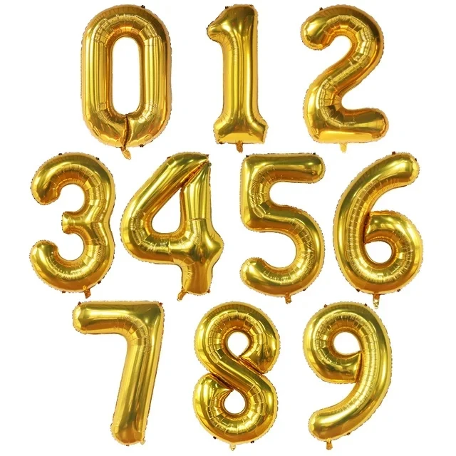 

Фольгированные воздушные шары Globo 40 дюймов 0-9