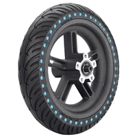 durable high quality brand new useful solid tire wheel hub set tyre 8 5 inch 8 5x2 inch black explosion proof firm