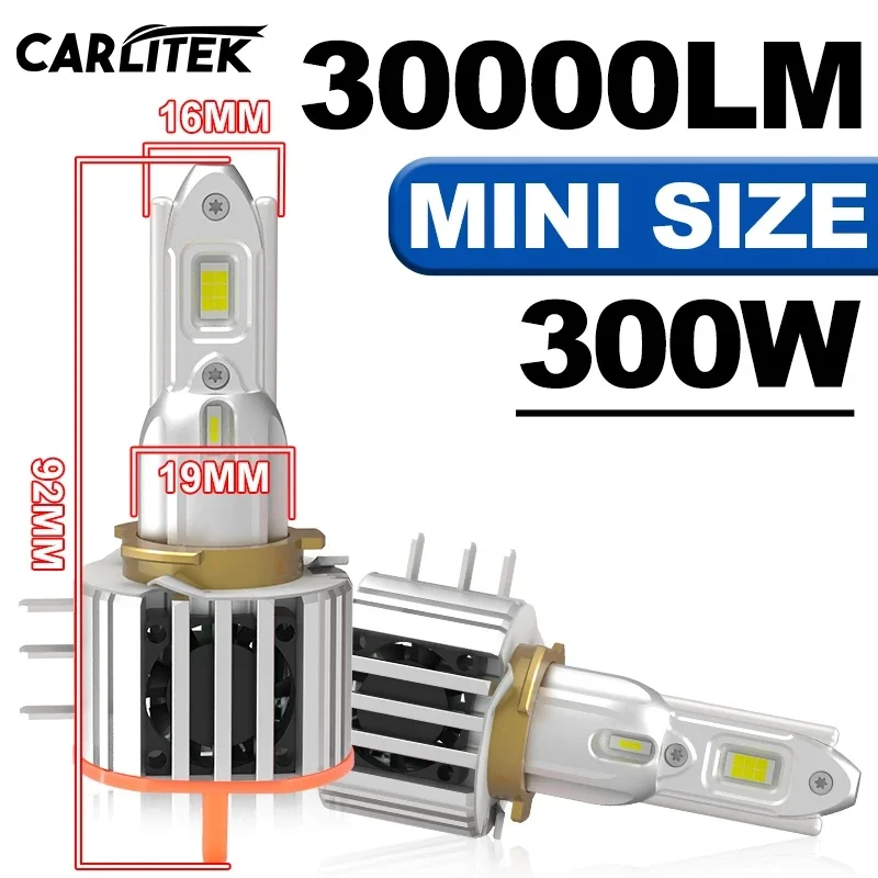 H15 Светодиодные Лампы Для Автомобильных Фар 300 Вт 6000 Лм 6500 К CSP Чип DRL
