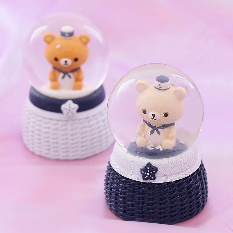 

1 Pair Cute Style Creative Table Home Decoration Crystal Ball Child Toy Ornaments Room Decoration Gift Couples Birthday Gifts