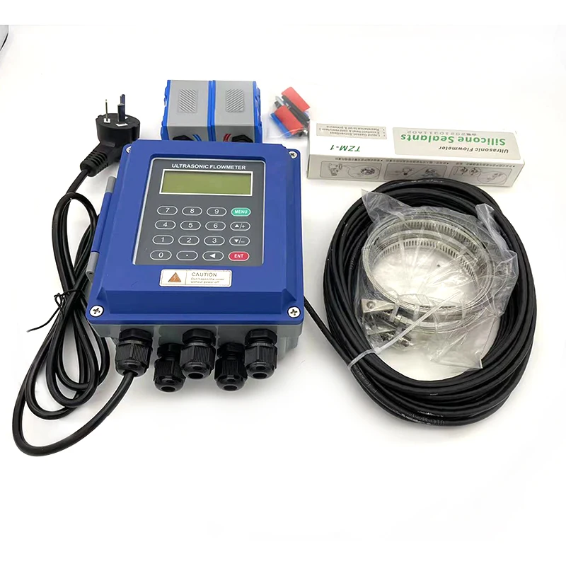 Настенный ультразвуковой расходомер жидкости с зажимом DN50-DN700 RS485 ModBus Расходомер