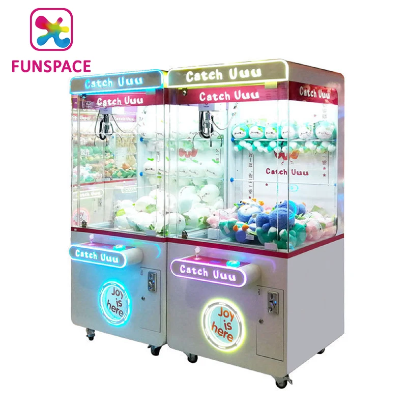 Фото Игровой автомат Funspace Doll Park: Дешевый аркадный призовой автомат с краном для ловли игрушек (на монетах) №1