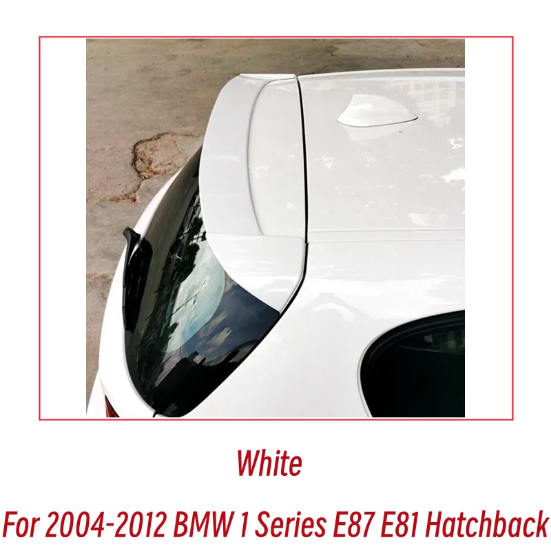 

Для BMW 1 серии E87 E81 116i 120i 118i хэтчбек 2004-2012 задняя крыша багажника спойлер крылья автомобиля черный карбон тюнинг аксессуары