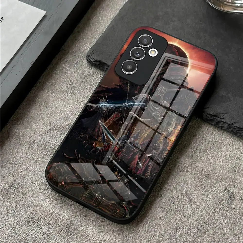 Чехол для телефона D-Dark S-Souls с видеоиграми S24 Ultra Samsung S23 Fe S22 S20 S21 Plus Galaxy A54 A34 A24 A53 A16
