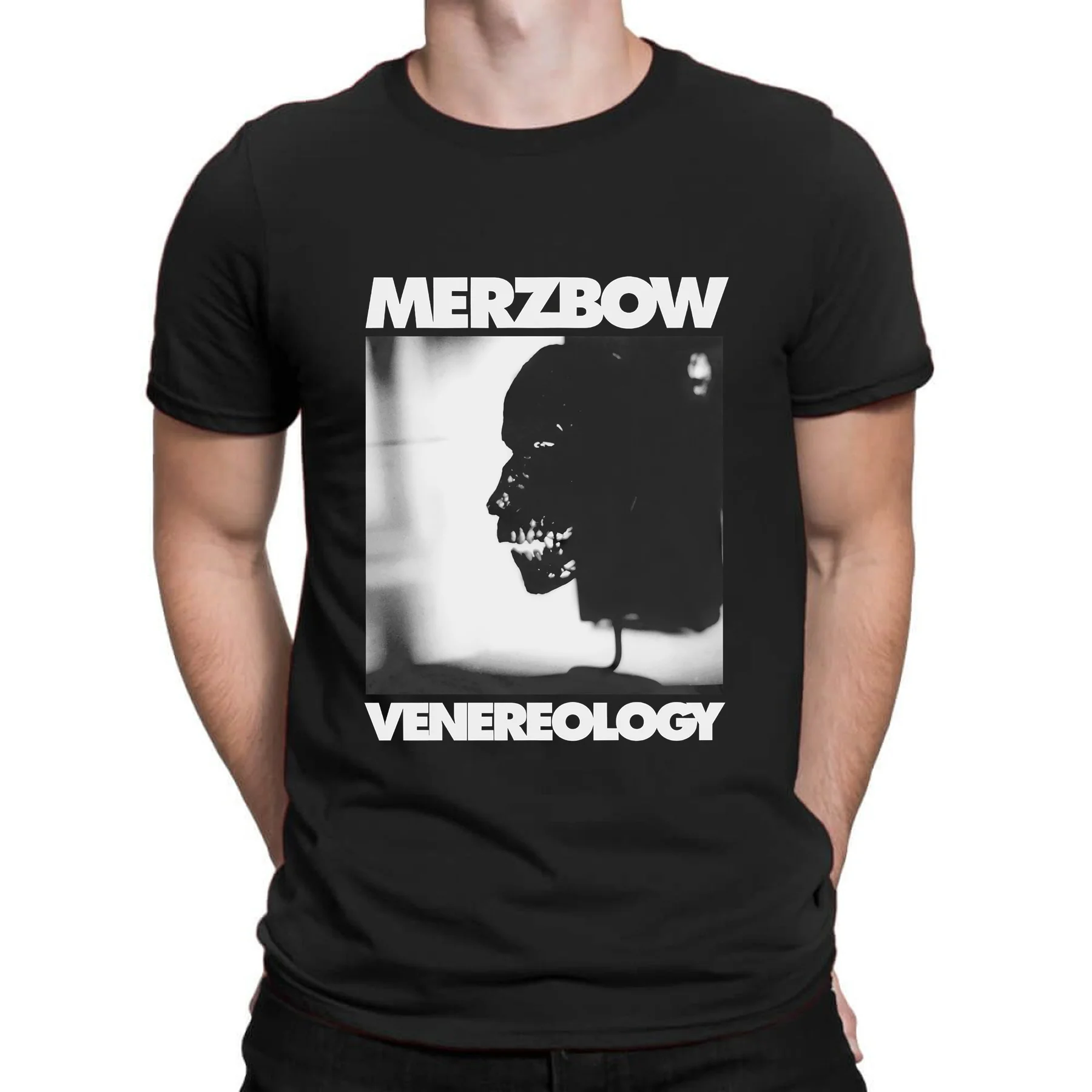 

Amazing Tees Male T Shirt Casual Oversized Merzbow Venereology Essential T-shirt Men T-shirts Graphic Streetwear S-3XL