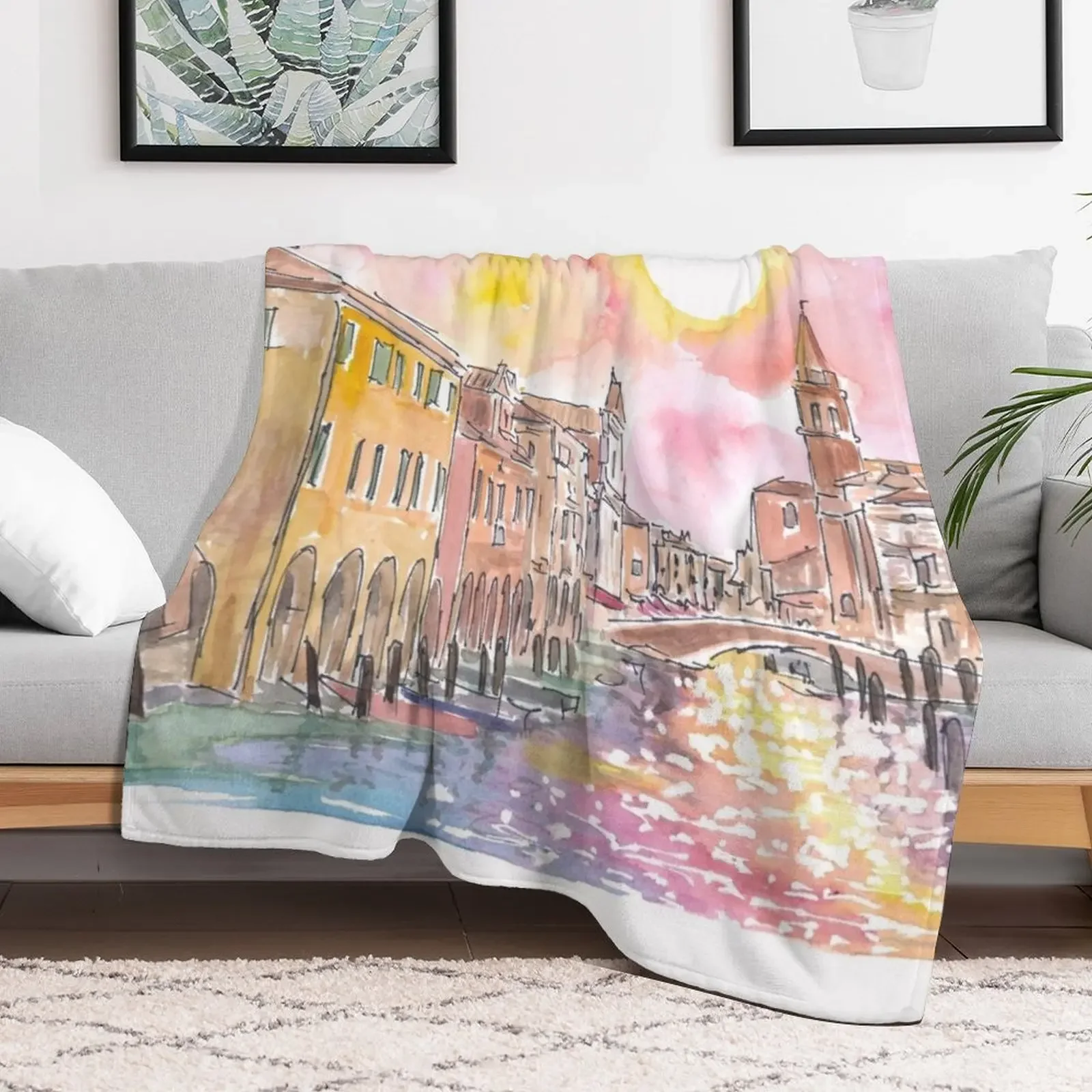 Чигия скрытый драгоценный камень и вход в Лагуна Венеции пледы аниме идеи