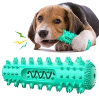 toys for dogs rubber dog ball puppy teeth cleaning serrated molar rod dog toothbrush chew squeaky molar bite rubber chew ball