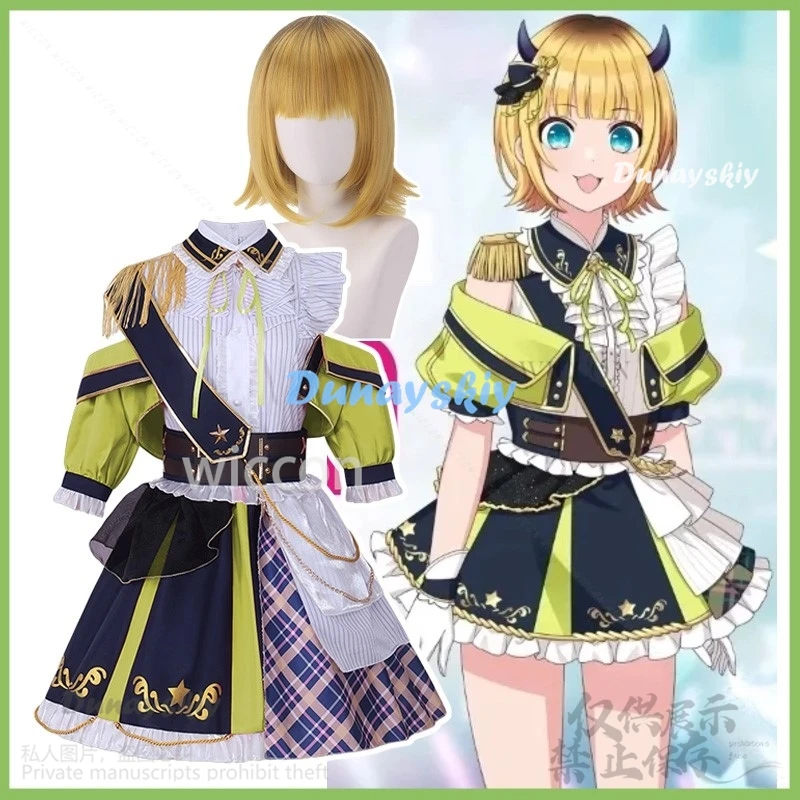 Аниме Oshi No Ko MemCho Косплей iDOLM@STER Костюм Лолиты Платье Идол Униформа Парики Для