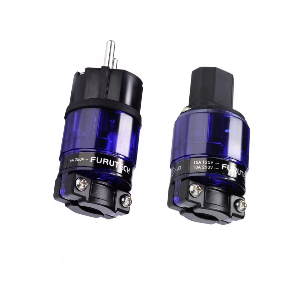 Вилка питания Furutech родиевый конец Schuko IEC 15A/125V 16A/250V Matihur