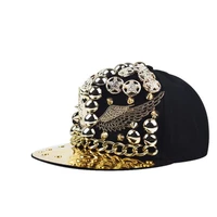 treet nails rivet handmade luxury brand s sparkle rock hip hop female white black novelty baseball dicer hat