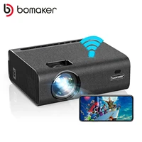 bomaker 5g2 4g wifi bluetooth projector full hd support 1080p home theater video projector outdoor projector for smartphone