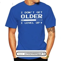i dont get older funny t shirts for men i level up birth birthday gift short sleeve tops 4x 5x tees cotton o neck t shirts