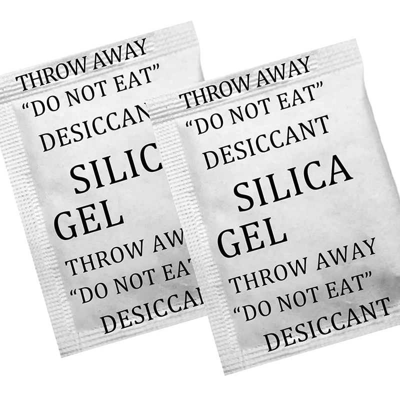 

A50I 100 Silica Gel Desiccants Packets For Moisture Removal And Storage Food Safe For Desiccant Packs, Food Grade