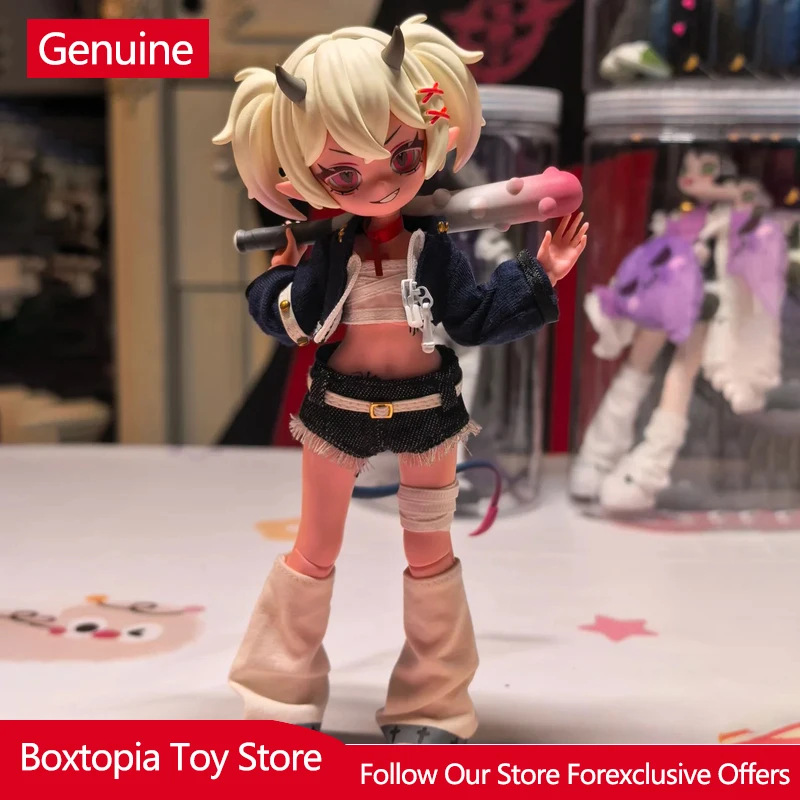 Фото Новая оригинальная серия Cooze Devil's Horns: подвижная кукла BJD 1/8 в слепой коробке, изысканная игрушка с подвижными суставами, креативный подарок, в наличии №4